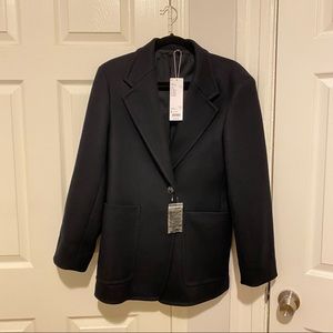 NWT Uniqlo Black Wool Jersey Jacket (S)